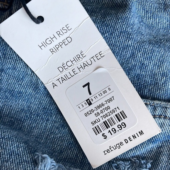 Denim Jean distressed shorts - Picture 4 of 4